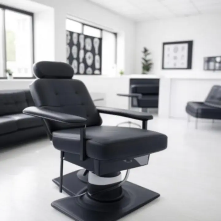 Tiszta, modern és minimalista tetováló stúdió enteriőr