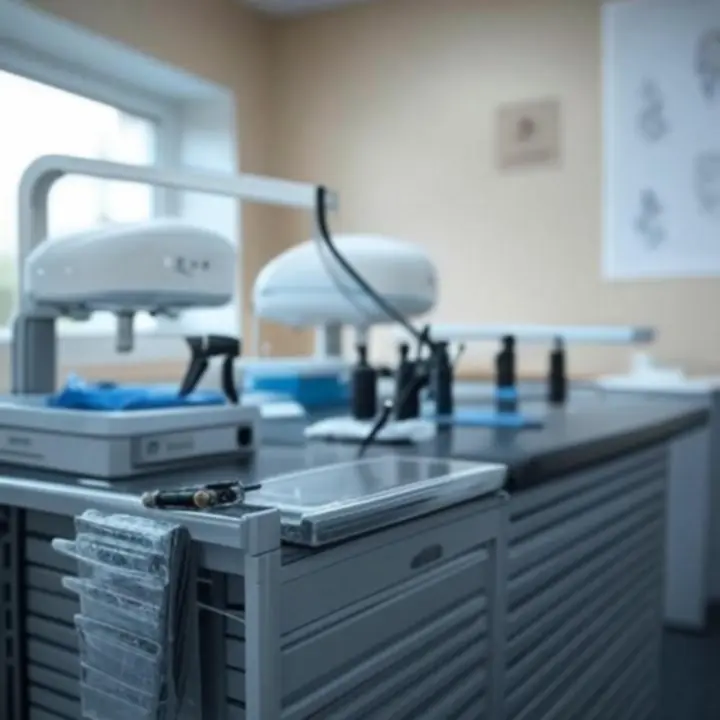 Tattoo stúdió higiéniai felszerelései, steril munkaterület